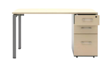 Escritorio Nexus Con Cajonera Pedestal