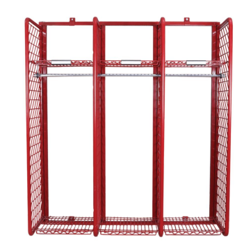 Rack rojo para EPP