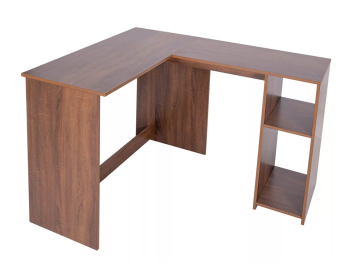 Escritorio De Madera Esquinero 2 Repisas